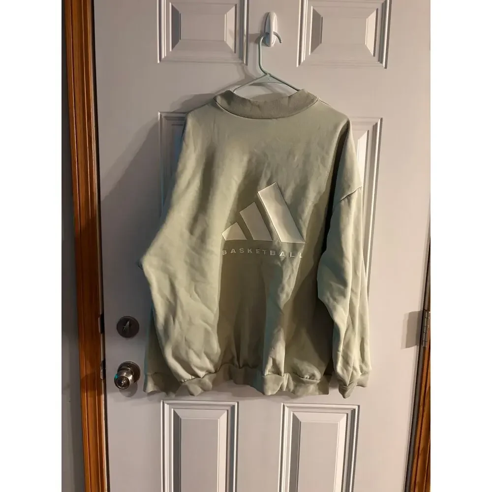 MENS ADIDAS BASKETBALL CREWNECK SWEATSHIRT SIZE XL